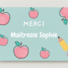 Carte "Merci maîtresse" Pomme
