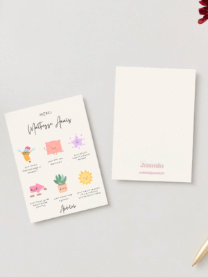 Carte "Merci maîtresse" Cute