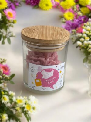 Bougie Fleur d’Oeillet Merci Maîtresse